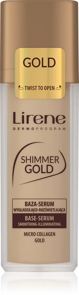 Lirene Base Shimmer Gold - сыворотка-основа сияющая, 30 мл