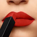 Yves Saint Laurent Rouge Pur Couture The Slim - Тонкая матовая помада, обеспечивающая кожаный эффект на губах, оттенок 28 True Chili — фото 2