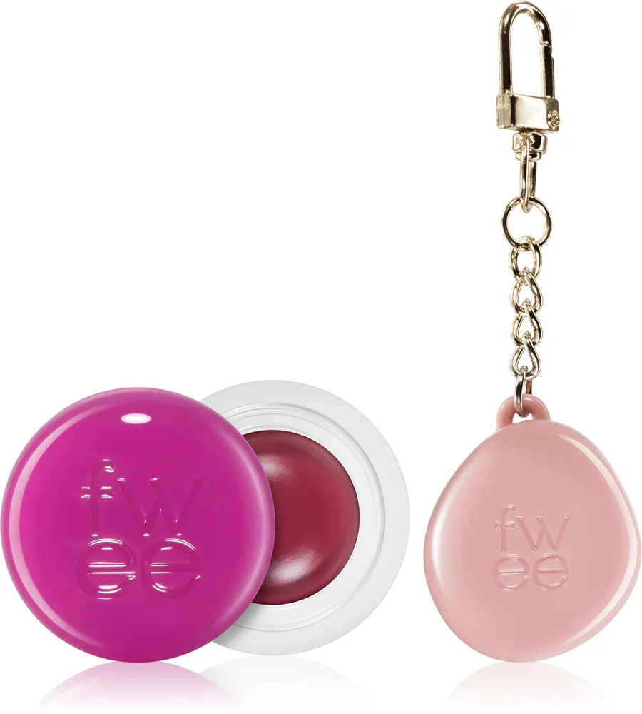 fwee Lip&Cheek Blurry Pudding Pot - Тонирующий бальзам для губ и щек + футляр, 5 г, оттенок MV03 Baddie (Cold-hearted Moment)