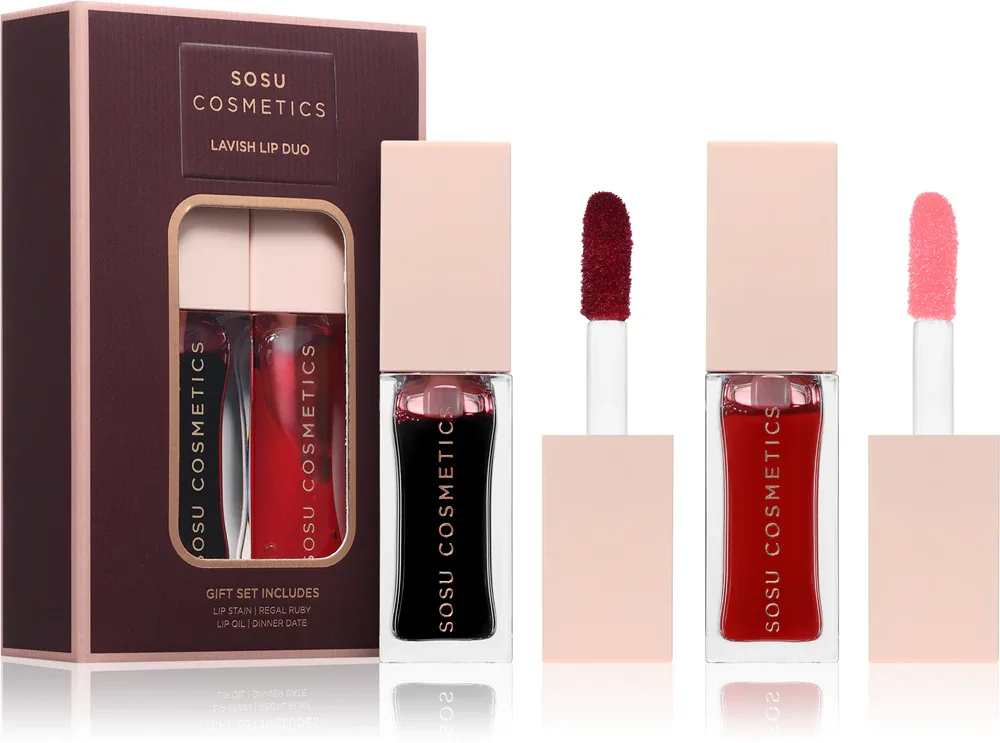 SOSU Cosmetics Lavish Lip Duo - Подарочный набор для губ, 2 шт