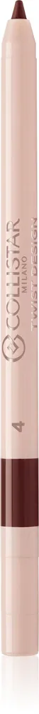 Collistar Twist Design Lip Pencil - Кремовый карандаш для глаз, 0.4 г, оттенок 4 - Caffe