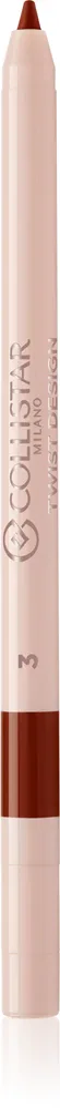 Collistar Twist Design Lip Pencil - Кремовый карандаш для глаз, 0.4 г, оттенок 3 - Mattone