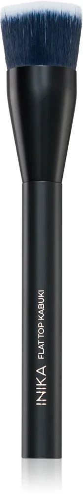 Кисть для лица INIKA Organic Flat Top Kabuki Brush для кремовых средств, с мягким ворсом, 1 шт