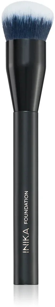 Кисть для лица INIKA Organic Foundation Brush для кремовых и пудровых средств, с мягким ворсом, 1 шт