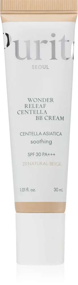BB крем Purito Wonder Releaf Centella BB Cream с SPF 30, полуматовый, 30 мл, оттенок 23 Natural Beige
