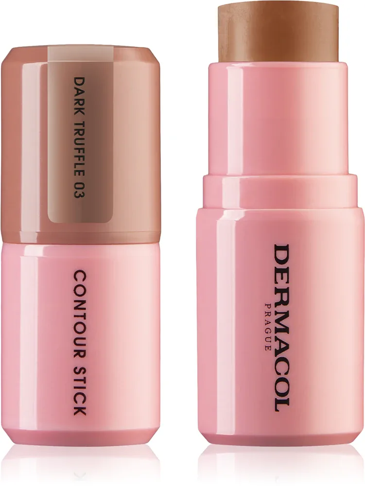 Бронзер для лица Dermacol Beauty Stick Contour стик, для контуринга, с маслом ши, 7 г, оттенок 03 Dark Truffle