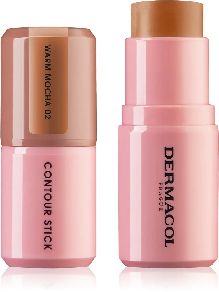 Бронзер для лица Dermacol Beauty Stick Contour стик, для контуринга, с маслом ши, 7 г, оттенок 02 Warm Mocha