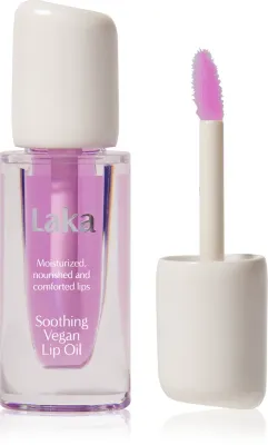 Laka Soothing Vegan Lip Oil - Бальзам для губ с успокаивающим действием, 4.5 мл