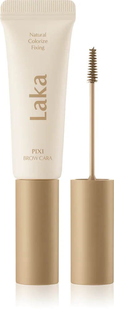 Тушь для бровей Laka Pixi Brow Cara моделирующая, со щёточкой, 8 г, оттенок 05 Ash Brown