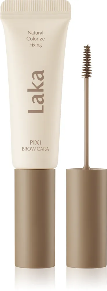 Тушь для бровей Laka Pixi Brow Cara моделирующая, со щёточкой, 8 г, оттенок 03 Chestnut
