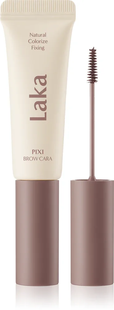 Тушь для бровей Laka Pixi Brow Cara моделирующая, со щёточкой, 8 г, оттенок 04 Smoky Pink
