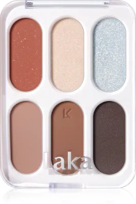 Laka Forever6 Eye Palette - Палетка теней для век, 7 г