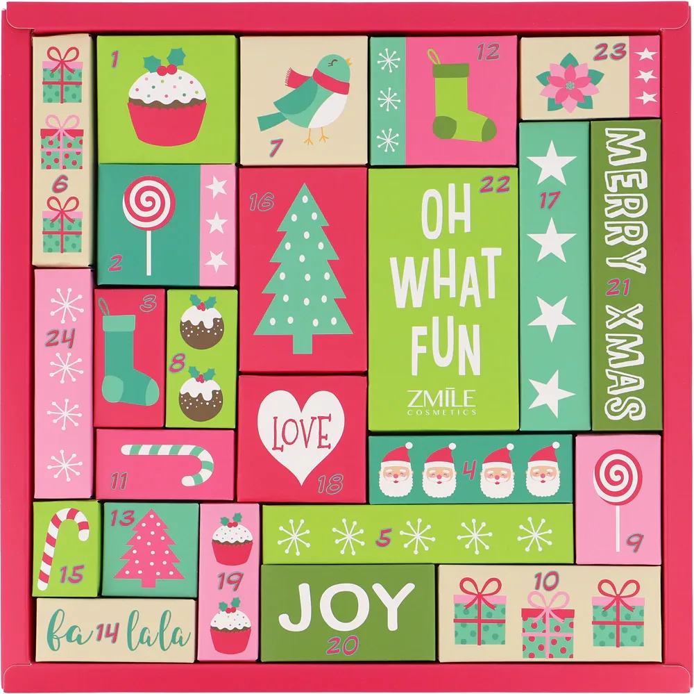 ZMILE COSMETICS Advent Calendar Puzzle Oh What Fun - адвентский календарь