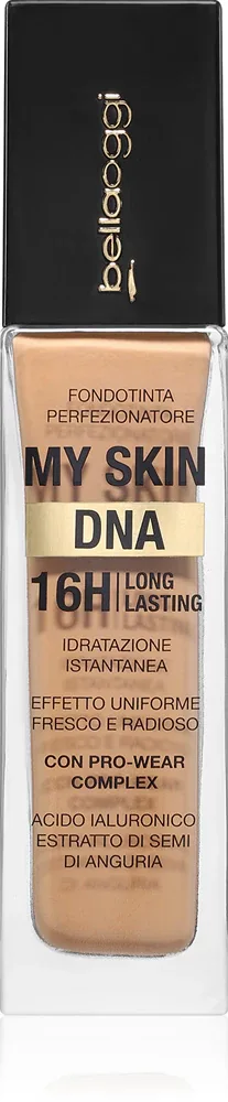 bellaoggi My Skin DNA - Увлажняющее тональное средство для идеальной кожи, 34 мл, оттенок Hezelnut