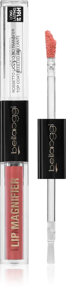 bellaoggi Lip Magnifier - Долговременная помада и блеск для губ 2 в 1, 2.7 мл, оттенок Creamy Peach