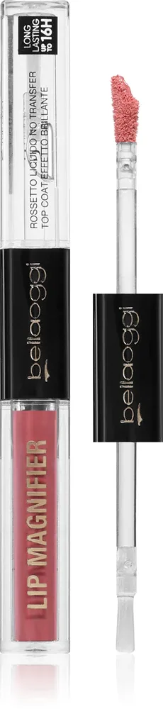 bellaoggi Lip Magnifier - Долговременная помада и блеск для губ 2 в 1, 2.7 мл, оттенок Dusty Rose