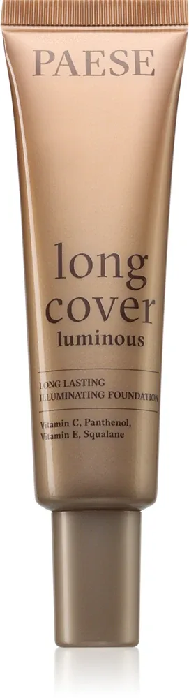 Paese Long Cover Luminous Foundation - Тональный крем, осветляющий, 30 мл, оттенок 1.5 beige