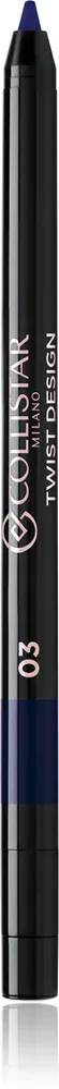 Карандаш для глаз Collistar Twist Design Eye Pencil матовый, насыщенного цвета, 0,54 г, оттенок 03 - Blu Oltremare