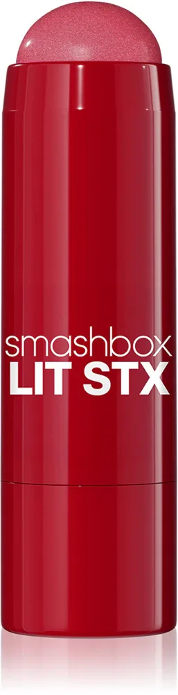 Smashbox LIT STX Blushlighter - Румяна с подсветкой в стике, 5 г, оттенок Flash Mauve