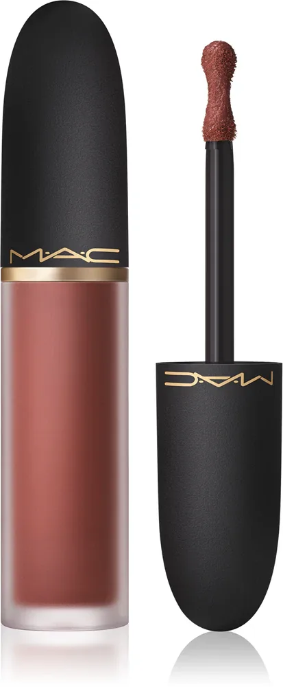 MAC Cosmetics Powder Kiss Lip + Cheek Mousse - Универсальный косметический продукт для макияжа губ и щек, 5 мл, оттенок Over The Taupe