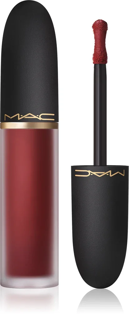MAC Cosmetics Powder Kiss Lip + Cheek Mousse - Универсальный косметический продукт для макияжа губ и щек, 5 мл, оттенок Fashion Emergency