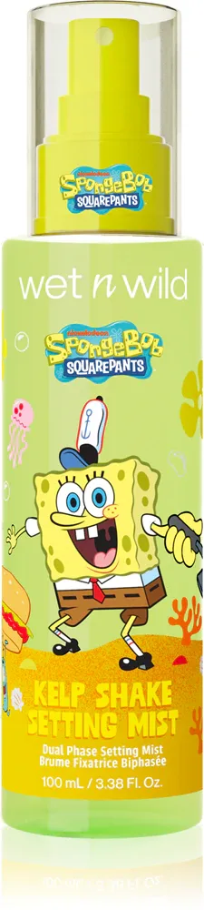 Wet n Wild SpongeBob SquarePants Kelp Shake Setting Mist - Спрей для фиксации макияжа, 100 мл
