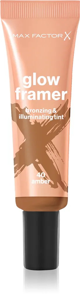 Max Factor Miracle Pure Glow Framer - Бронзирующий флюид, 30 мл, оттенок 40 Amber