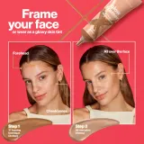 Max Factor Miracle Pure Glow Framer - Бронзирующий флюид, 30 мл, оттенок 40 Amber — фото 8
