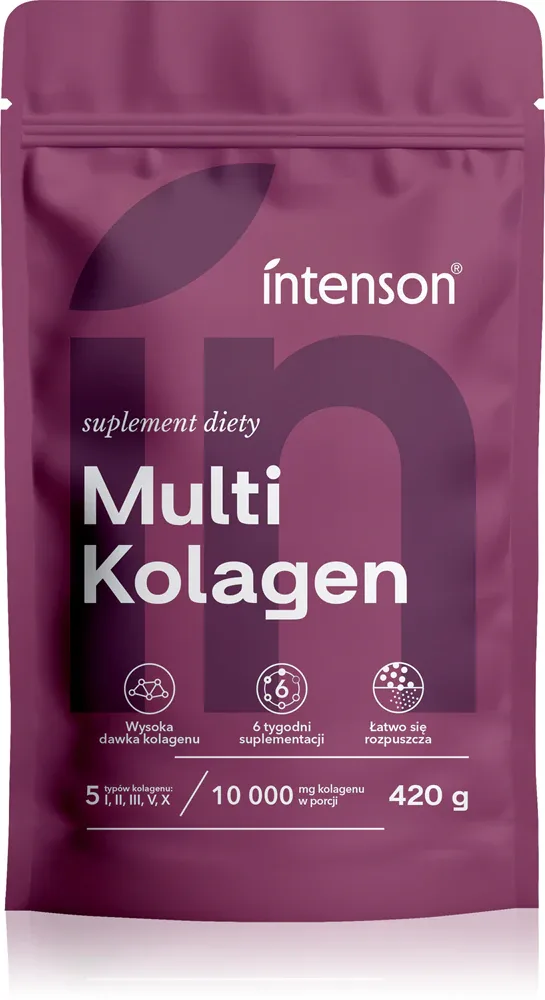 Коллаген в порошке Intenson Multi KOLAGEN pure для суставов и костей, 420 г
