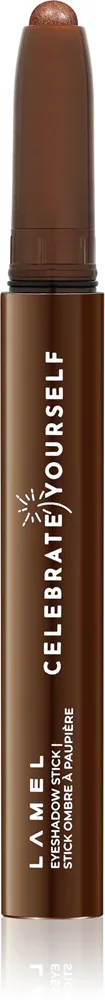 Тени для век в карандаше LAMEL Celebrate Yourself с блеском, стойкие, 1,4 г, оттенок 02