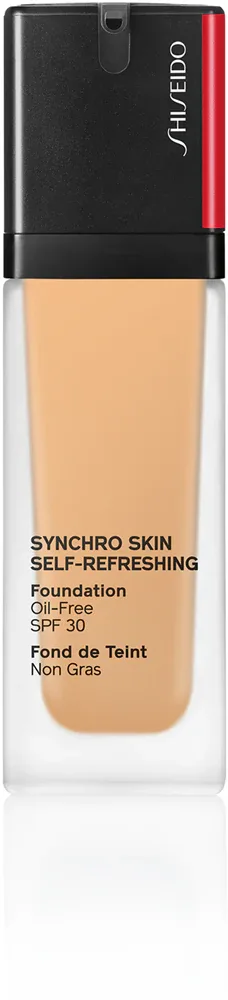 Shiseido Synchro Skin Self-Refreshing Foundation - Тональный крем с защитой SPF 30, 30 мл, оттенок 350 Maple