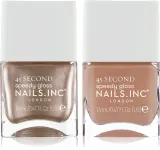 Nails Inc. 45 Second Mocha Mousse - набор лаков для ногтей, 2 мл — фото 1
