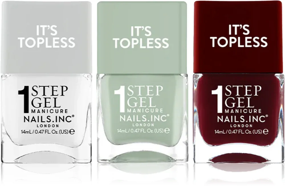 Nails Inc. It’s Topless Dirty Martini - набор лаков для ногтей, 3 мл