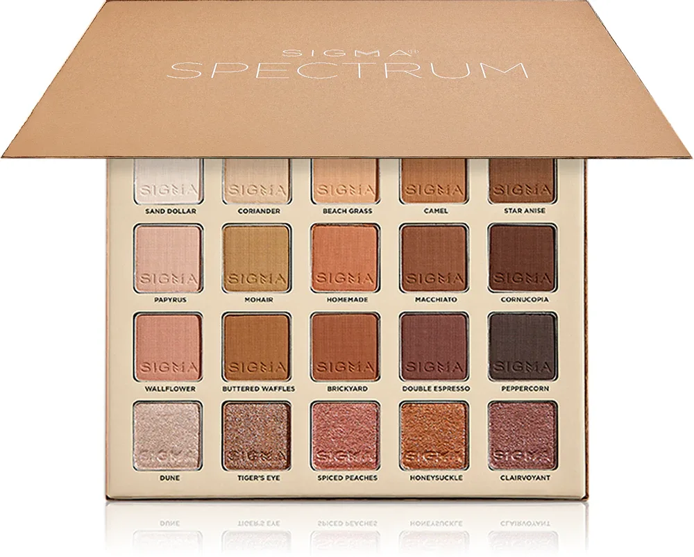 Sigma Beauty Spectrum Eyeshadow Palette - Палетка теней для век, 1 шт
