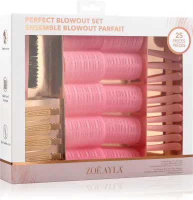 Zoë Ayla Perfect Blowout Set - Подарочный набор для волос, 25 шт
