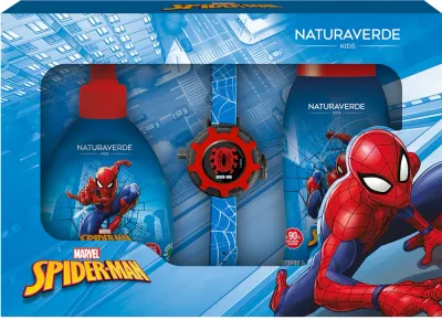 Набор косметики детской Marvel Spiderman Gift Set для душа, гель и мыло, 250 мл + 250 мл