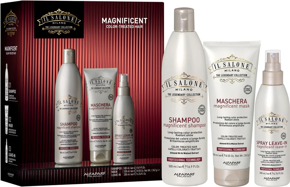 Alfaparf Milano Il Salone Milano Magnificent Kit - Подарочный набор для окрашенных волос, 3 шт