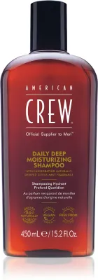 American Crew Daily Deep Moisturizing Shampoo - увлажняющий шампунь для мужчин, 450 мл