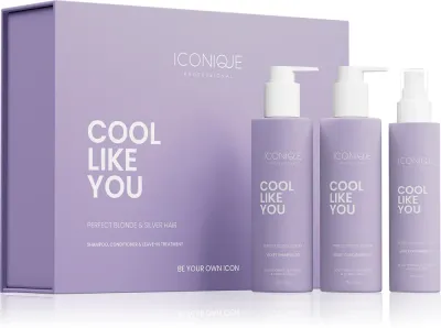 ICONIQUE Professional COOL LIKE YOU Perfect Blonde & Silver Violet Set - набор для нейтрализации желтоватых оттенков