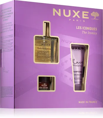 Nuxe The Iconics - в подарочном наборе для лица, тела и волос