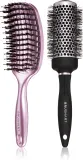 BrushArt Hair Hairbrush set - Подарочный набор для волос перед высокой температурой, 2 шт — фото 1