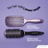 BrushArt Hair Hairbrush set - Подарочный набор для волос перед высокой температурой, 2 шт — фото 5