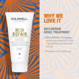 Goldwell Dualsenses Rich Repair - В контексте шампуня для волос: набор для путешествий питание и увлажнение, 3 шт — фото 3