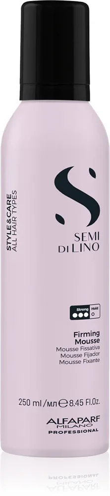 Alfaparf Milano Semi di Lino Style&Care Firming mousse - Укрепляющая пена для волос, 250 мл