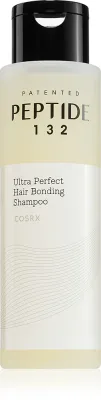 Cosrx Peptide - 132 Ultra Perfect Hair Bonding Shampoo - усиливающий шампунь для поврежденных волос с успокаивающим действием, 200 мл