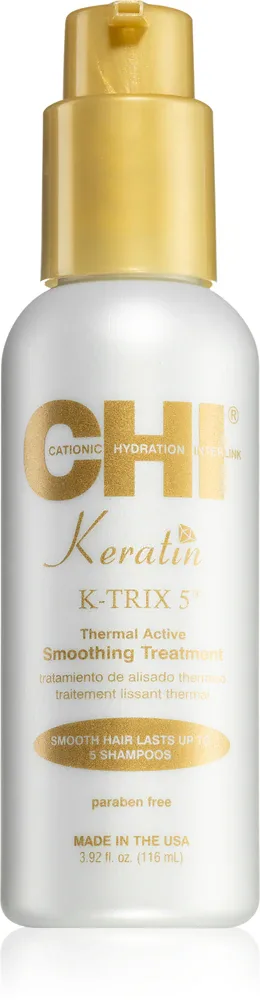 Кондиционер для волос CHI Keratin K-Trix 5 несмываемый, разглаживающий, 116 мл