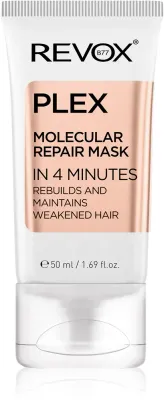 Revox B77 PLEX Molecular Repair Mask - Восстанавливающая маска без смывания для волос, 50 мл