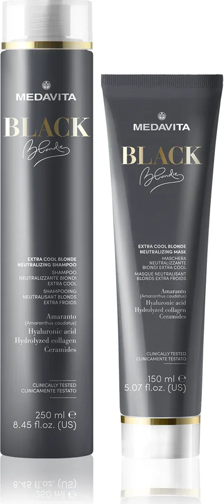 Medavita Black Blondie Extra Cool Blonde - набор для волос блонд, 1 шт