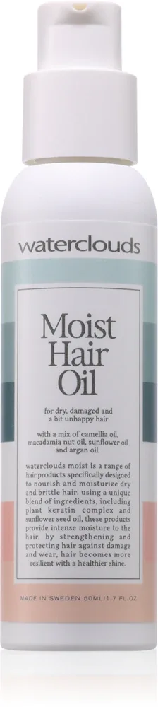 Waterclouds Moist Hair Oil - Масло для сухих и поврежденных волос, 70 мл