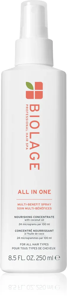 Biolage All In One Spray - Многофункциональный спрей для придания блеска и мягкости волосам, 250 мл